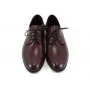 buty męskie Pilpol Prato PC010 K193 Burgundowe Derby