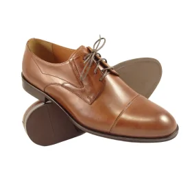 Buty męskie Pilpol Prato PW213 B158 Brązowe Derby