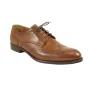 Buty męskie Pilpol Prato PW217 B158 Brązowe Brogsy-Derby