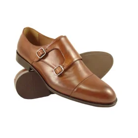 Buty męskie Pilpol Prato PW220 B158 Brązowe Monki