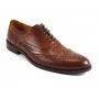 Buty męskie Pilpol 1666 B158 Brązowe Brogsy-Oxford