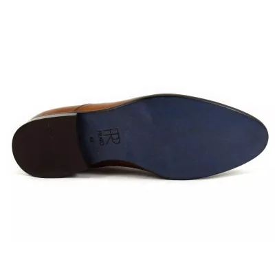 Oxfordy męskie koniak PW035 – eleganckie premium Oxfordy męskie koniak PW035 – eleganckie premium