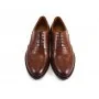 Buty męskie Pilpol 1666 B158 Brązowe Brogsy-Oxford