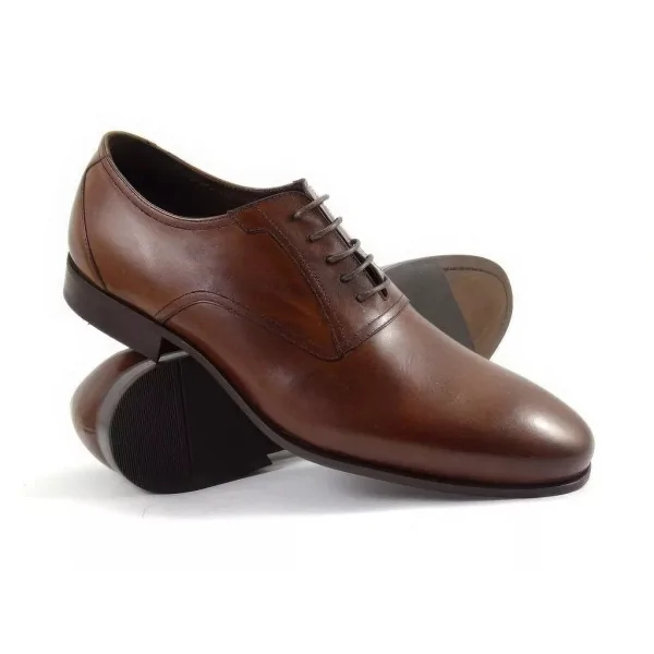 Eleganckie Oxfordy Orzechowe Męskie Pilpol Prato PW089