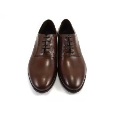 Eleganckie oxfordy orzechowe męskie – Pilpol PW089