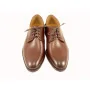 Buty męskie Pilpol Prato PW233 B203 Brązowe Derby