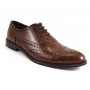 Buty męskie Pilpol 1666 B203 Brązowe Brogsy-Oxford