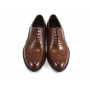 buty męskie Pilpol 1666 B203 Brązowe Brogsy-Oxford obuwie męskie