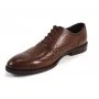 Buty męskie Pilpol 1666 B203 Brązowe Brogsy-Oxford