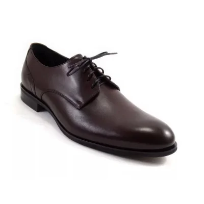 Eleganckie derby burgundowe męskie – Pilpol PW137