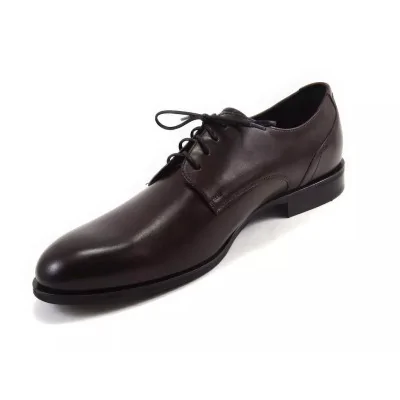 Eleganckie derby burgundowe męskie – Pilpol PW137