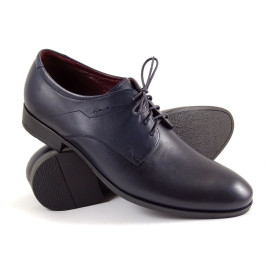 Buty Męskie Pilpol 0031 K227 Granatowe Derby