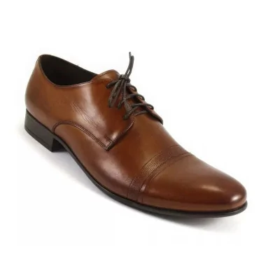 Eleganckie derby koniakowe męskie – Derby Koniakowe Pilpol 1707