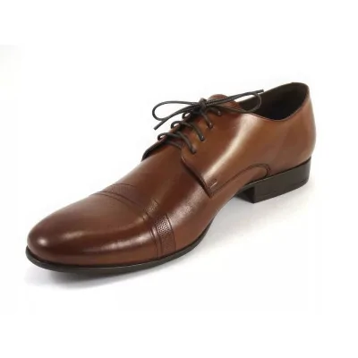Eleganckie derby koniakowe męskie – Derby Koniakowe Pilpol 1707