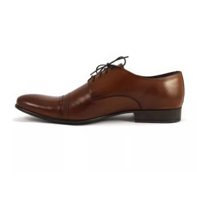 Eleganckie derby koniakowe męskie – Derby Koniakowe Pilpol 1707