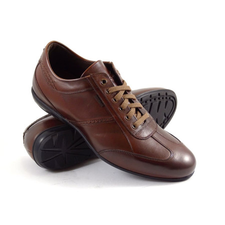 Buty Męskie Pilpol 1411 B8 Brązowe Półbuty Casual