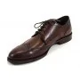 buty męskie Pilpol Prato PW054 M250 Brązowe Brogsy-Derby