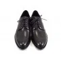 buty męskie Pilpol Prato PW054 W687 Czarne Brogsy-Derby