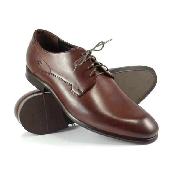 Eleganckie Derby Orzechowe Męskie Pilpol Prato PW169