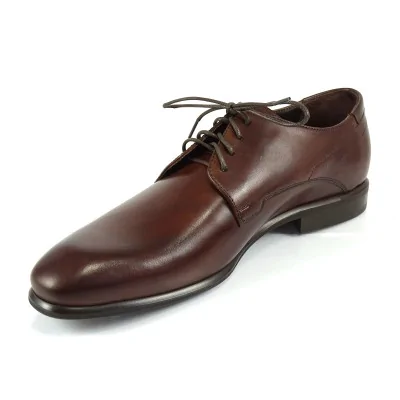 Eleganckie derby orzechowe męskie – Derby Orzechowe Pilpol Prato PW169