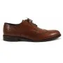 buty męskie Pilpol Prato PW054 W760 Brązowe Brogsy-Derby