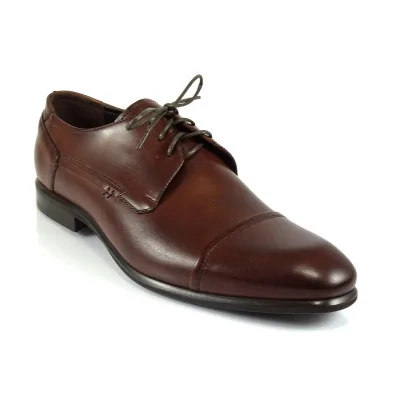 Eleganckie derby orzechowe męskie – Derby Orzechowe Pilpol Prato PW170
