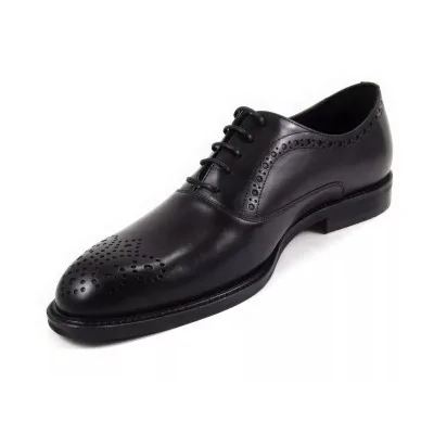 Oxfordy czarne męskie – Oxfordy Czarne Pilpol Prato PW161 Oxfordy czarne męskie – Oxfordy Czarne Pilpol Prato PW161