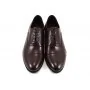 Buty męskie Pilpol Prato PW022 M351 Burgundowe Oxfordy