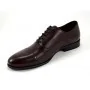 Buty męskie Pilpol Prato PW022 M351 Burgundowe Oxfordy