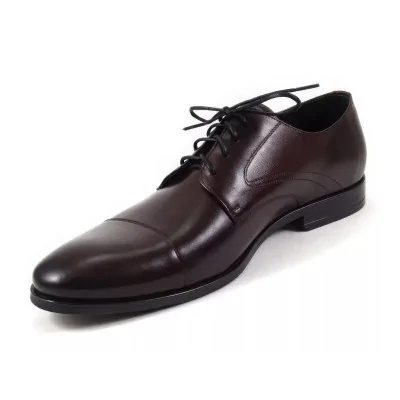 Derby burgundowe męskie Pilpol 1750 – derby burgundowe pilpol