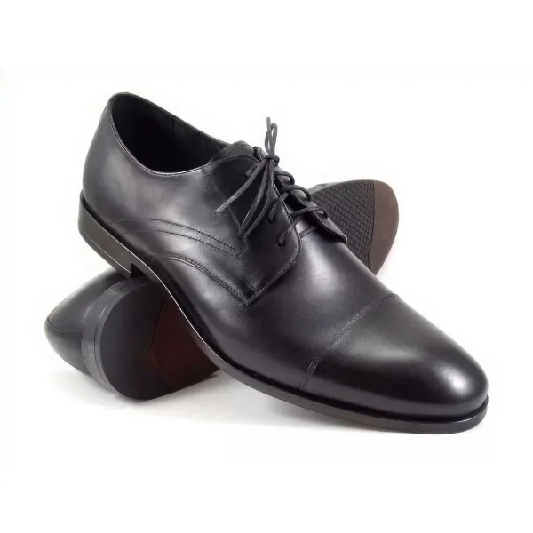 Derby Czarne Męskie Pilpol 1750