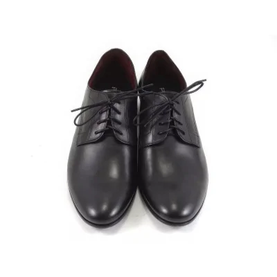 Derby męskie czarne 1672 – wygodne do pracy