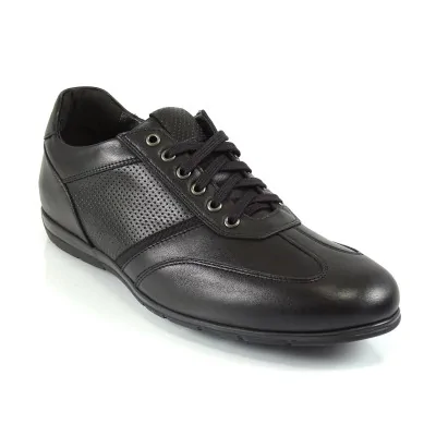 Czarne buty casual męskie – Casual Pilpol Prato PW180